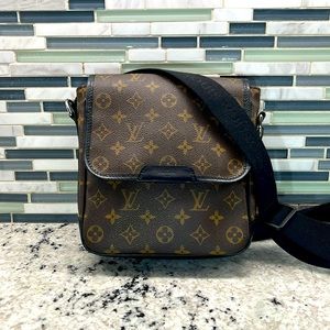 Louis Vuitton Macassar Bus PM Messenger Bag